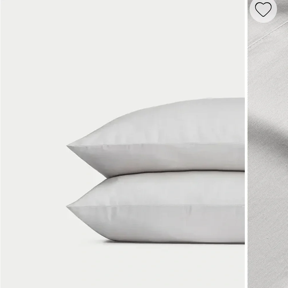 Cozy Earth Gray Bamboo/Linen Blend Pillow Sham Set